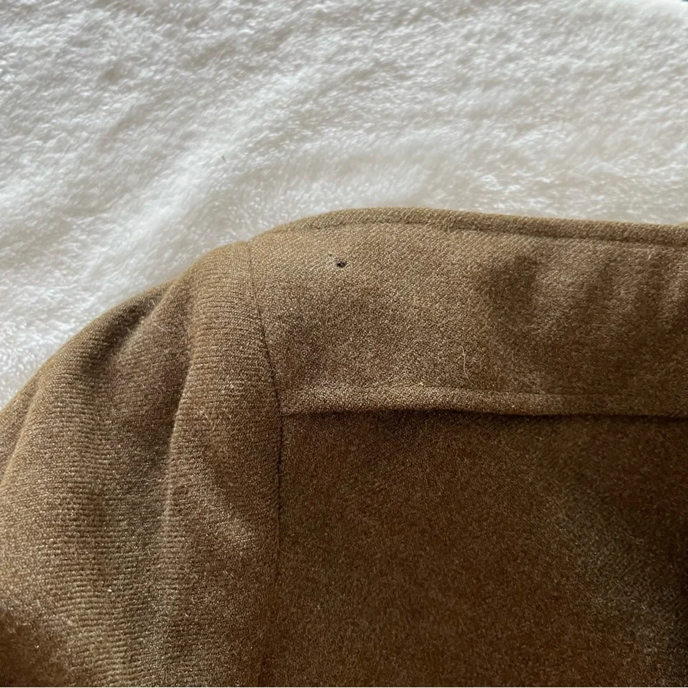 VTG U.S. Army Wool Ike Eisenhower field jacket two-stripe enlisted rank insignia